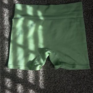Green workout shorts, size large!